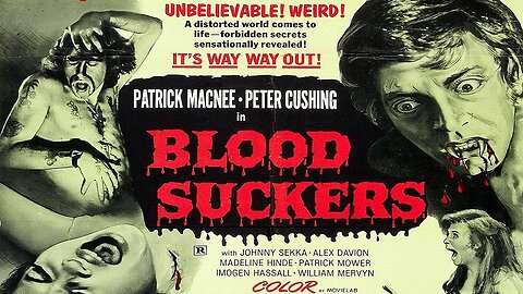 BLOODSUCKERS 1971 Grindhouse Shocker with Peter Cushing & Patrick Macnee FULL MOVIE HD & W/S