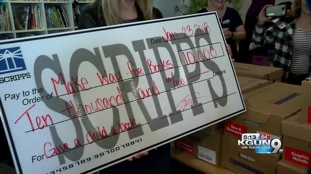 Scripps Howard Foundation, Scripps Media Tucson promote literacy by giving the gift of reading