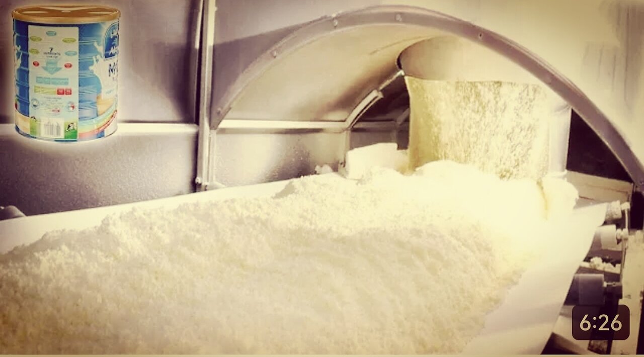 HOW MILK POWDER is MADE Modern Milk Powder Processing Plant