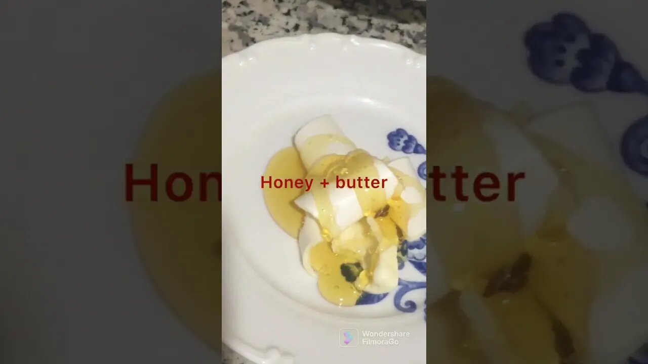 Try this it tastes amazing #shorts #honey #butter #breakfast #tasty #foodlover