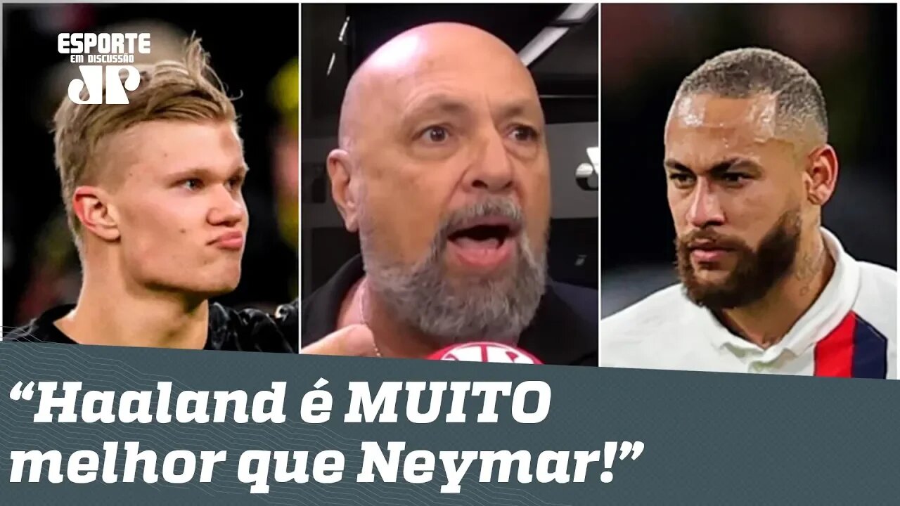 "ISSO SIM é UM CRAQUE!" Narrador EXALTA Haaland e PROVOCA Neymar após Borussia x PSG!