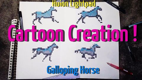 Create Galloping Horse Animation with 4 Drawings