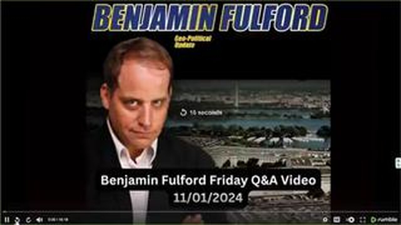 Benjamin Fulford Update: Remember, Remember the Fifth of November