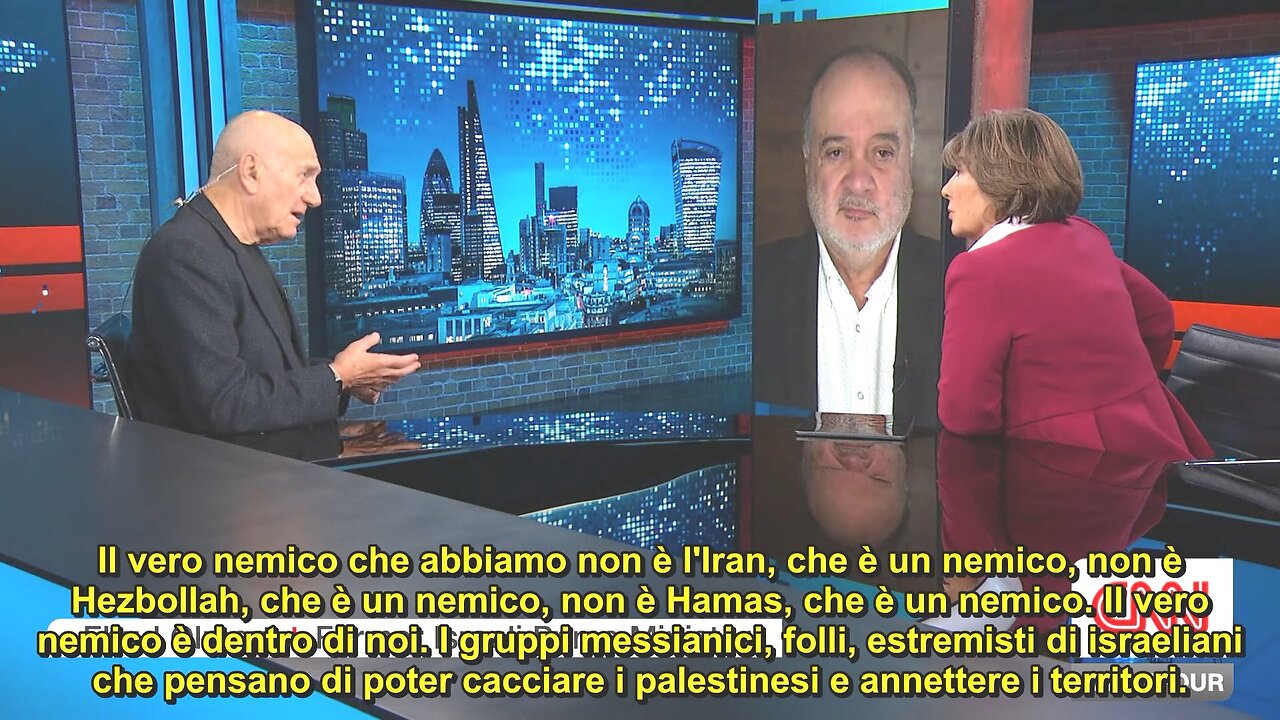 Alla CNN l'ex PM israeliano Olmert e l'ex Min. degli Esteri dell'Autorità Palestinese Al-Kidwa