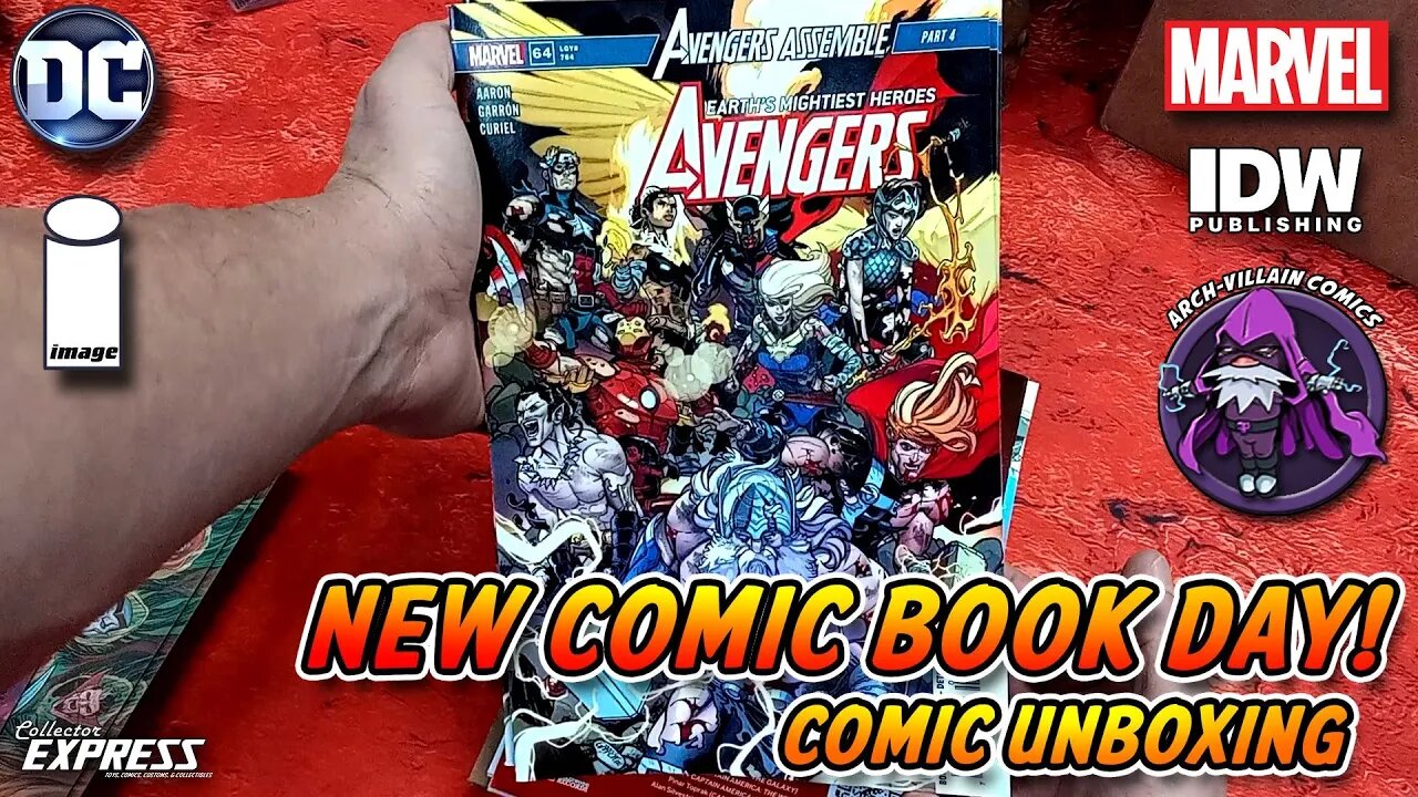 New COMIC BOOK Day - Marvel & DC Comics Unboxing January 4, 2023 - New Comics This Week 1-4-2023