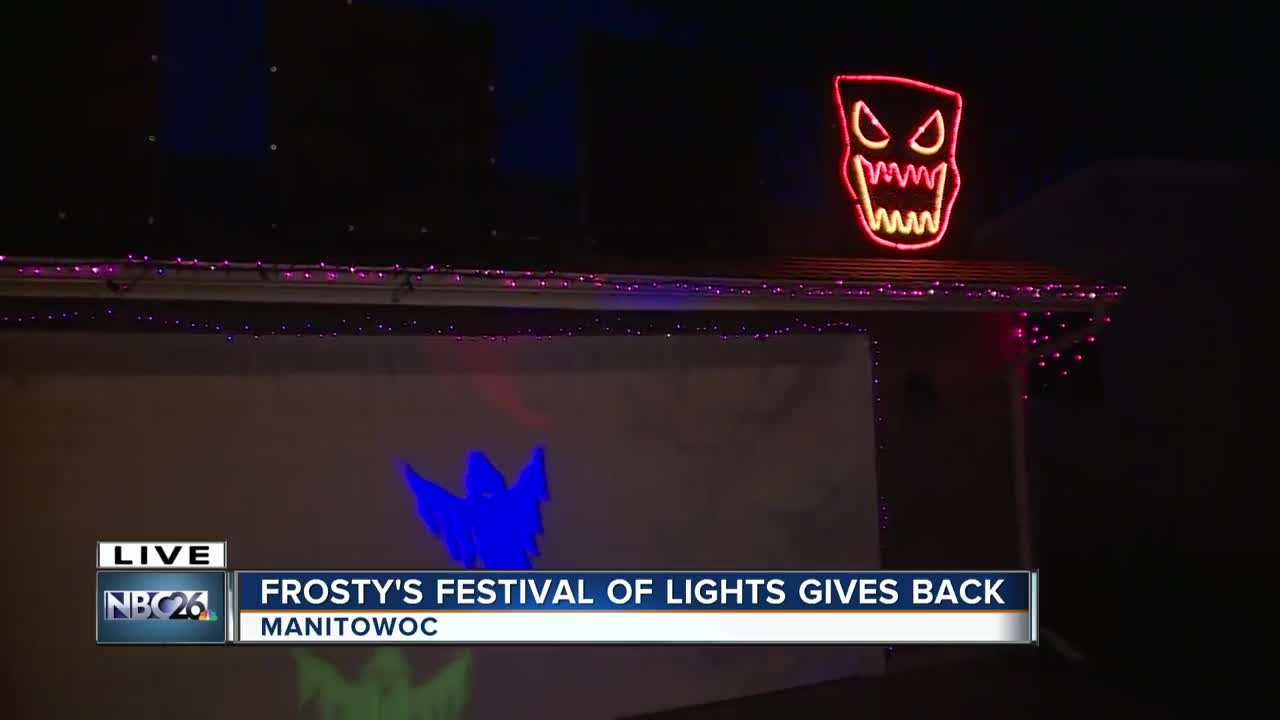 Frosty's Festival of Lights in Manitowoc gives back