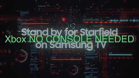 Starfield on Samsung TV