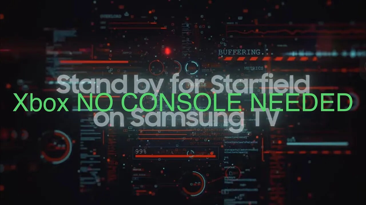 Starfield on Samsung TV