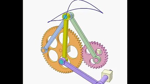 2086 Gear and linkage mechanism 16b