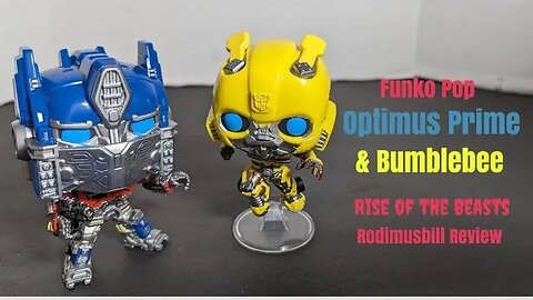 Rise of the Beasts Funko Pop Movies! Optimus prime (#1272) & Bumblebee (#1273) Review - Rodimusbill