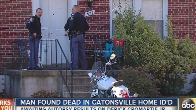 Man found dead in Catonsville home ID'd
