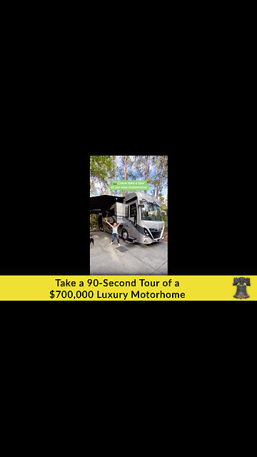 Take a 90-Second Tour of a $700,000 Luxury Motorhome