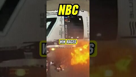 NASCAR Pit Stop Goes Wrong 🔥😱 #Shorts #Fire