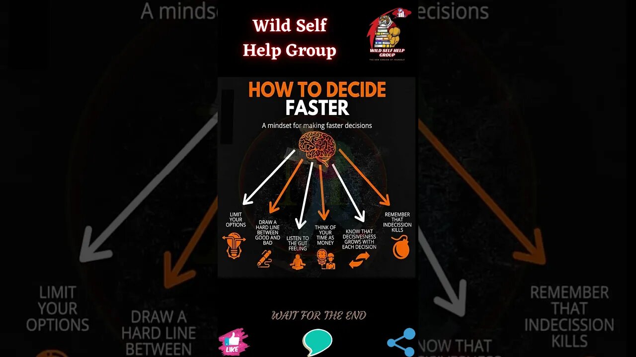 🔥 How to decide faster 🔥 #shorts 🔥 #wildselfhelpgroup 🔥 9 July 2023 🔥
