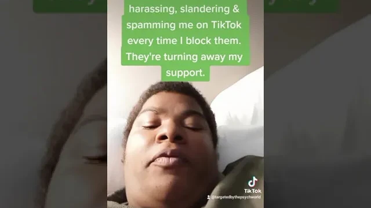 Online #gangstalkers sabotaging me trying to get help on TikTok.