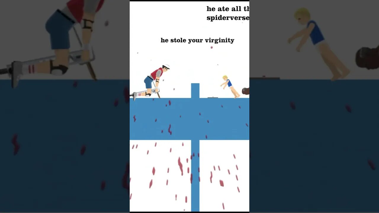 WHY DID YOU HAVE TO HIT THAT!?! #happywheels #short