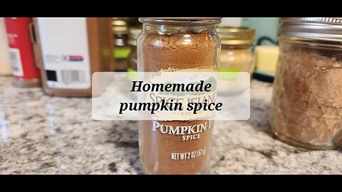 Pumpkin pie spice