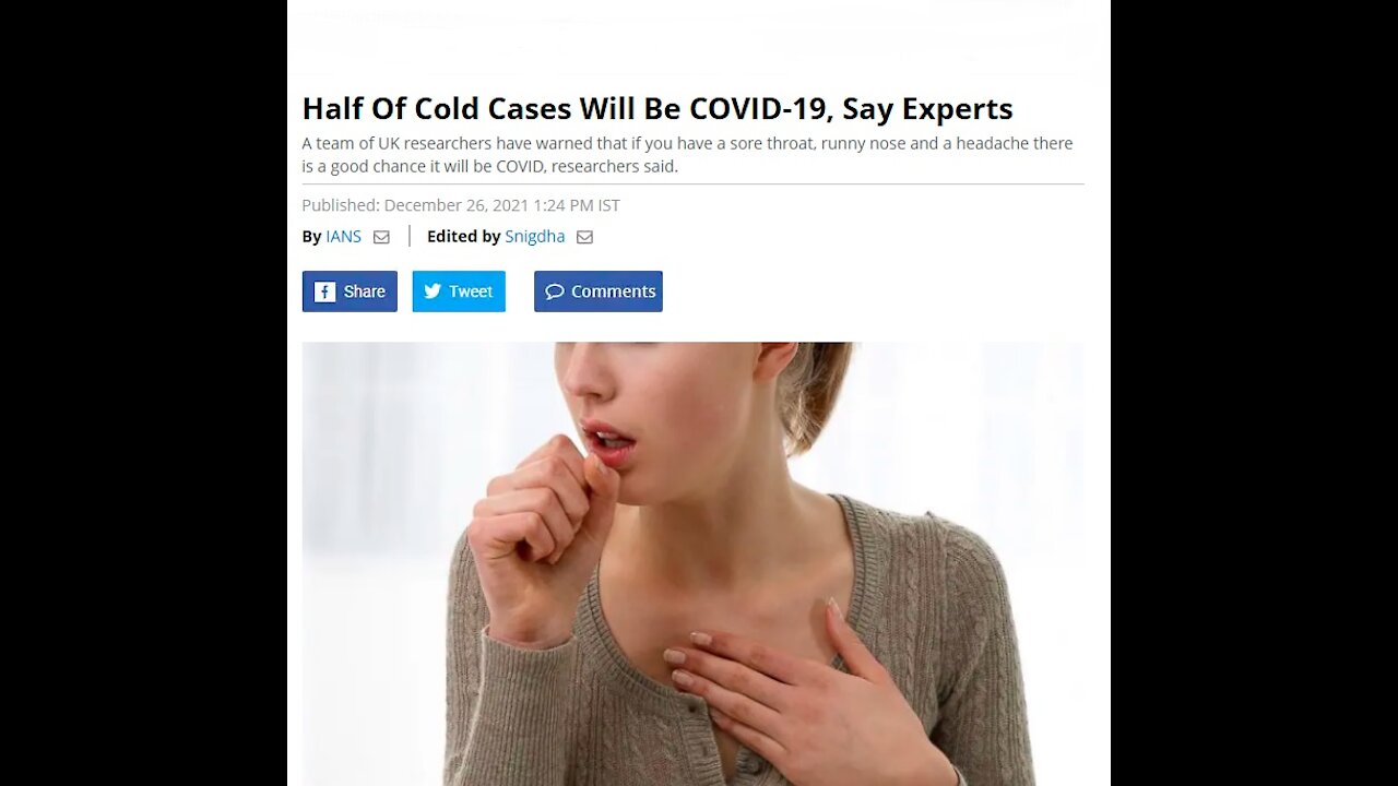 Covid-19 or Common Cold, Lets Use Common Sense