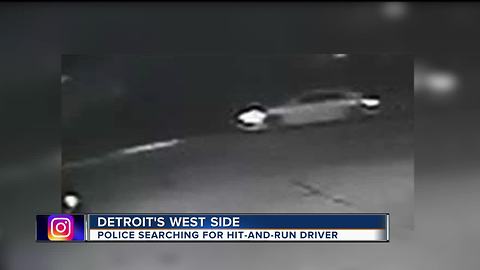 Suspect wanted in connection to fatal hit-and-run on Detroit's west side