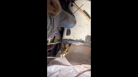 Welding out some 24 inch