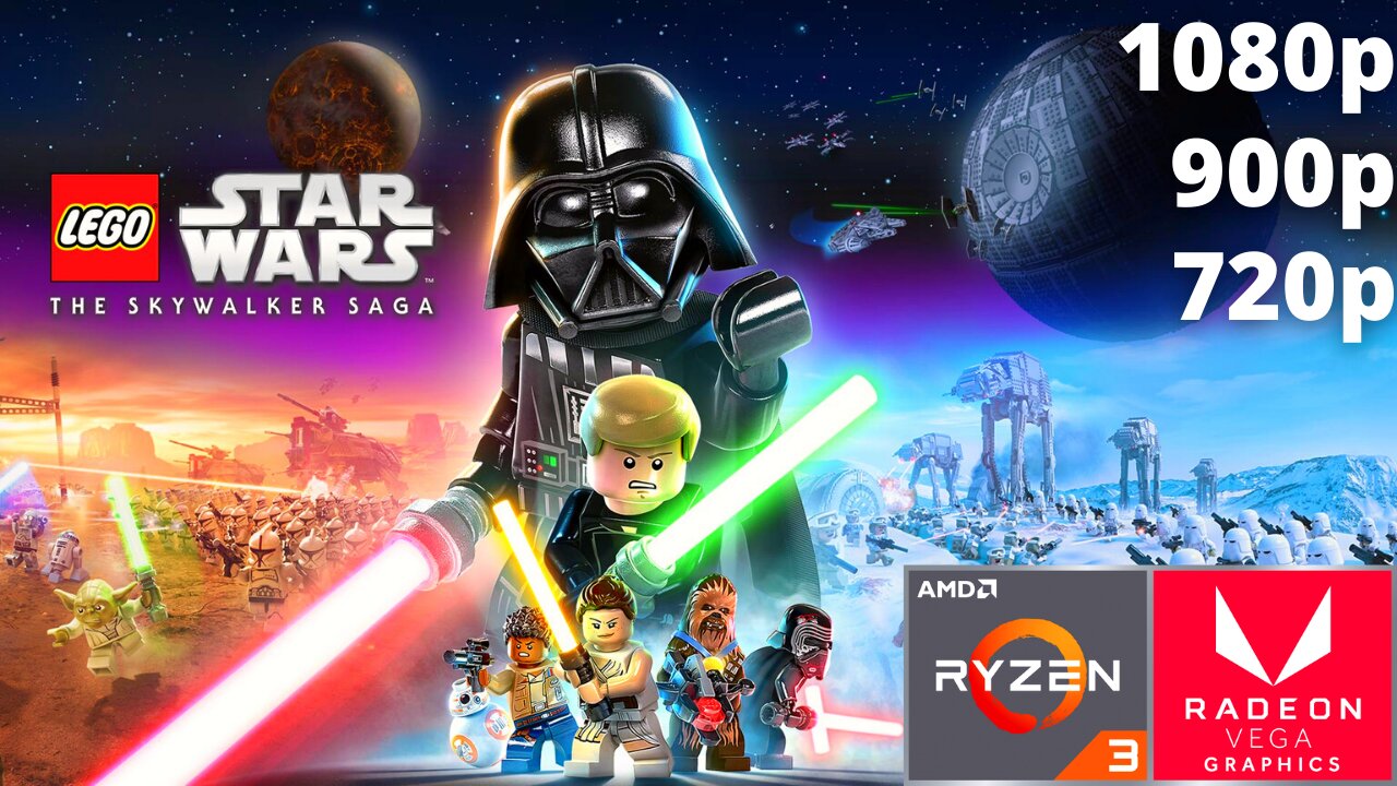 Lego Star Wars: The Skywalker Saga - Ryzen 3 3200G Vega 8 & 16 GB RAM/8 GB RAM/1X8 GB RAM