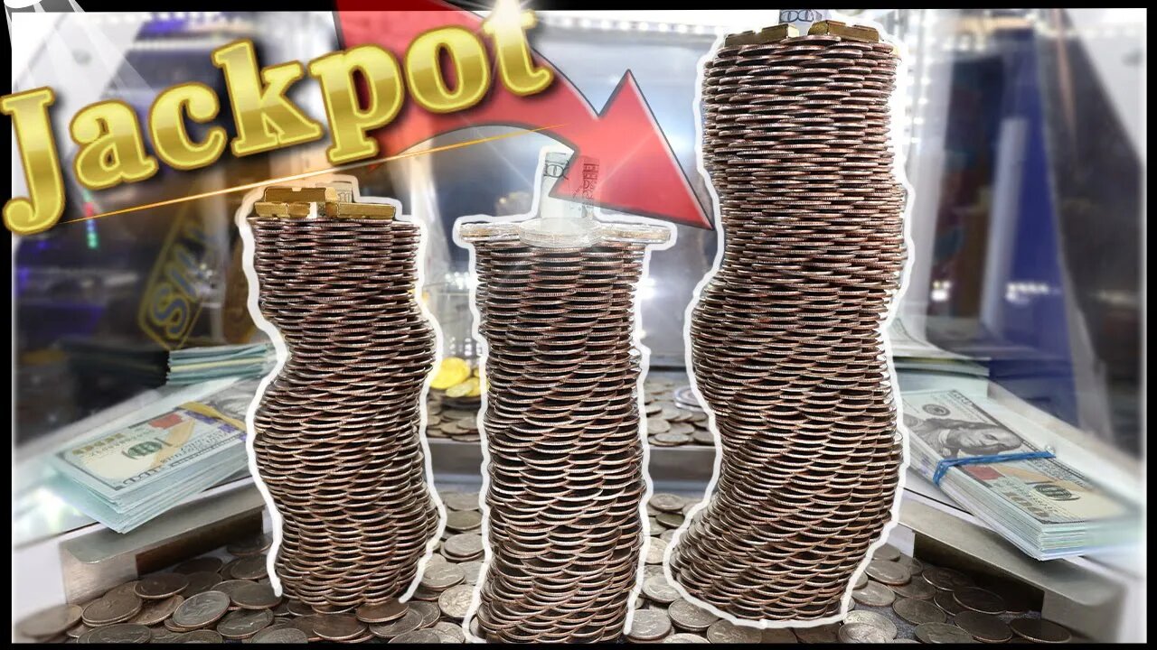Only One Way To Win! A $10,000 Chip! High Limit Coin Pusher