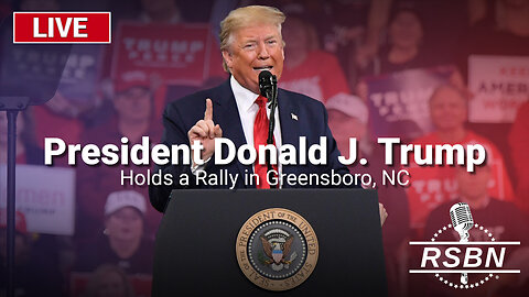 LIVE REPLAY: President Trump Holds a Rally in Greensboro, NC - 10/22/24