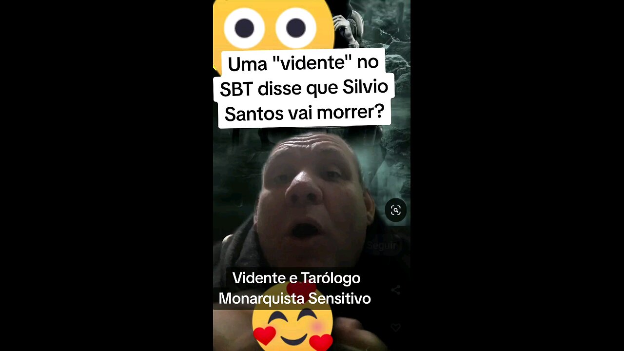 Uma "vidente" no SBT disse que Silvio Santos vai morrer