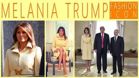 Melania Trump Fashion Icon - Papillon for Putin