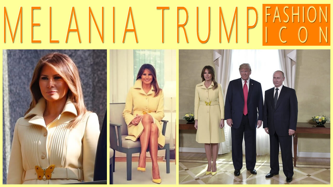 Melania Trump Fashion Icon - Papillon for Putin