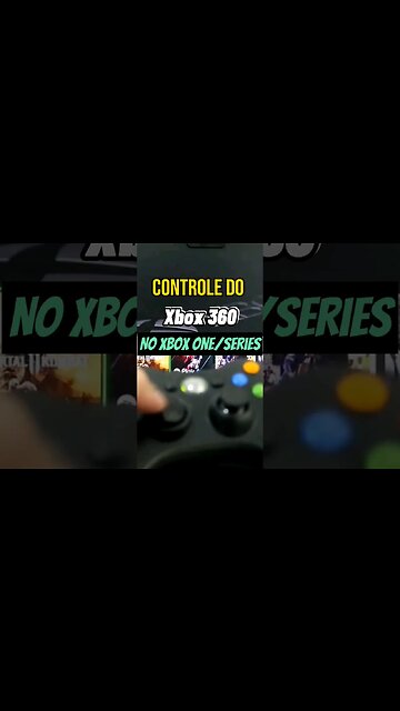 Controle do Xbox 360 no Xbox One/séries funciona?? #shorts