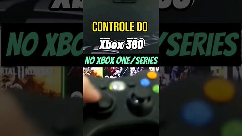 Controle do Xbox 360 no Xbox One/séries funciona?? #shorts