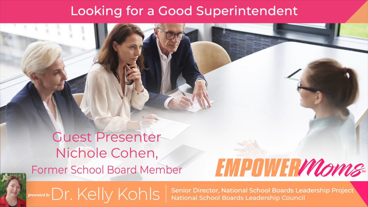 Webinar - Looking for a Good Superintendent