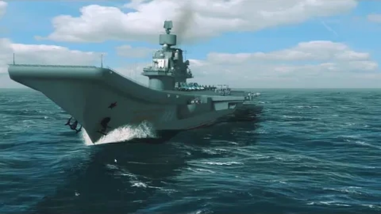 Admiral Kuznetsov, Aircraft Carrier, Test Drive - Cold Waters with Epic Mod