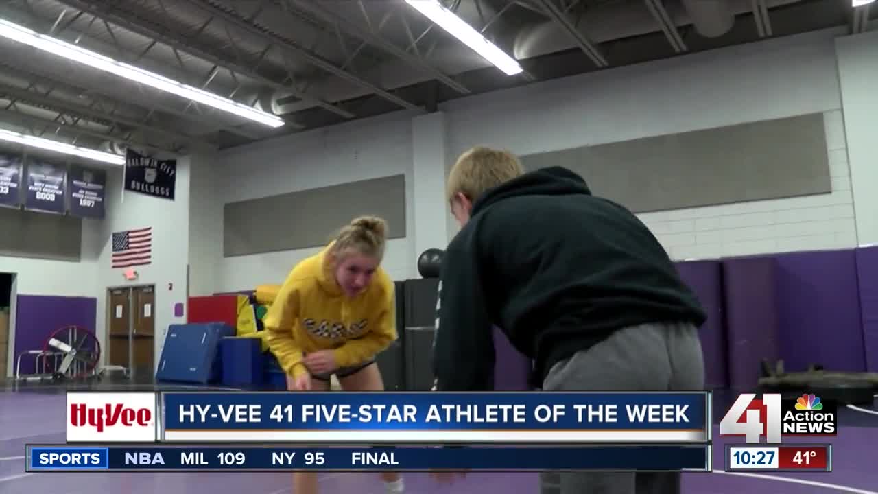 Baldwin freshman wrestler Lauren Green is the Hy-Vee Athlete of the Week