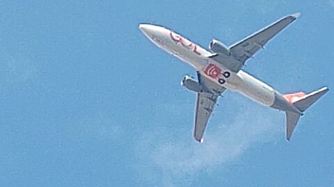 Boeing 737-800 PR-GUU departing to São Paulo from Fortaleza