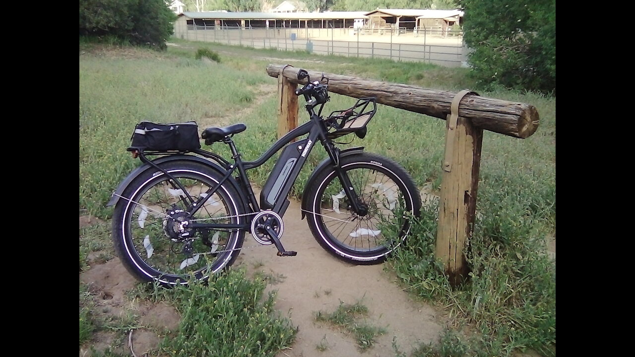 Quick Tour of the Iverson Ranch Movie Location House built in 1888 on my Himiway Fat Tire Cruiser