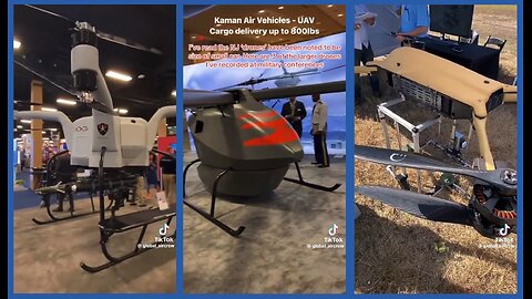 Some of the Military Drones filmed at military conferences [Read] ⬇️