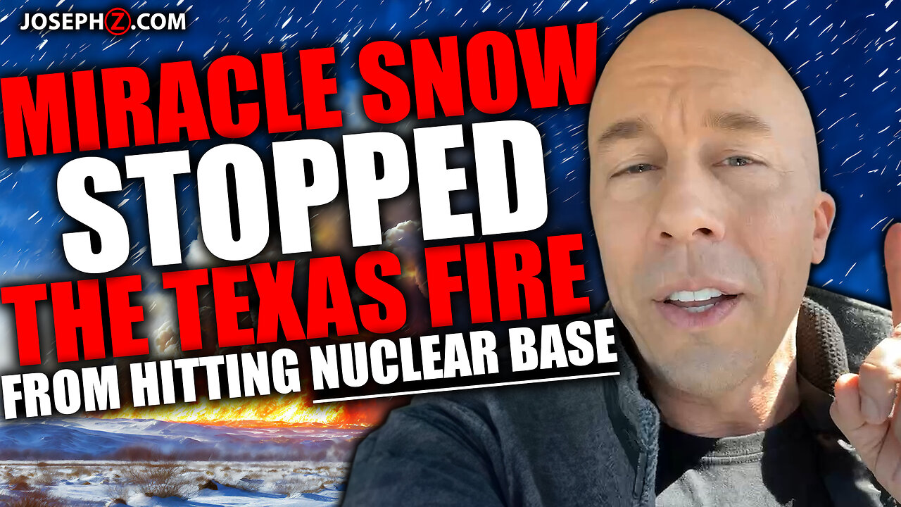 Miracle Snow STOPPED THE TEXAS FIRE from hitting Nuclear Base!!