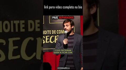 SOU FILHO DE PAIS SEPARADOS com Daniel Varella #shorts