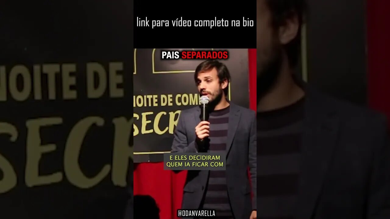 SOU FILHO DE PAIS SEPARADOS com Daniel Varella #shorts