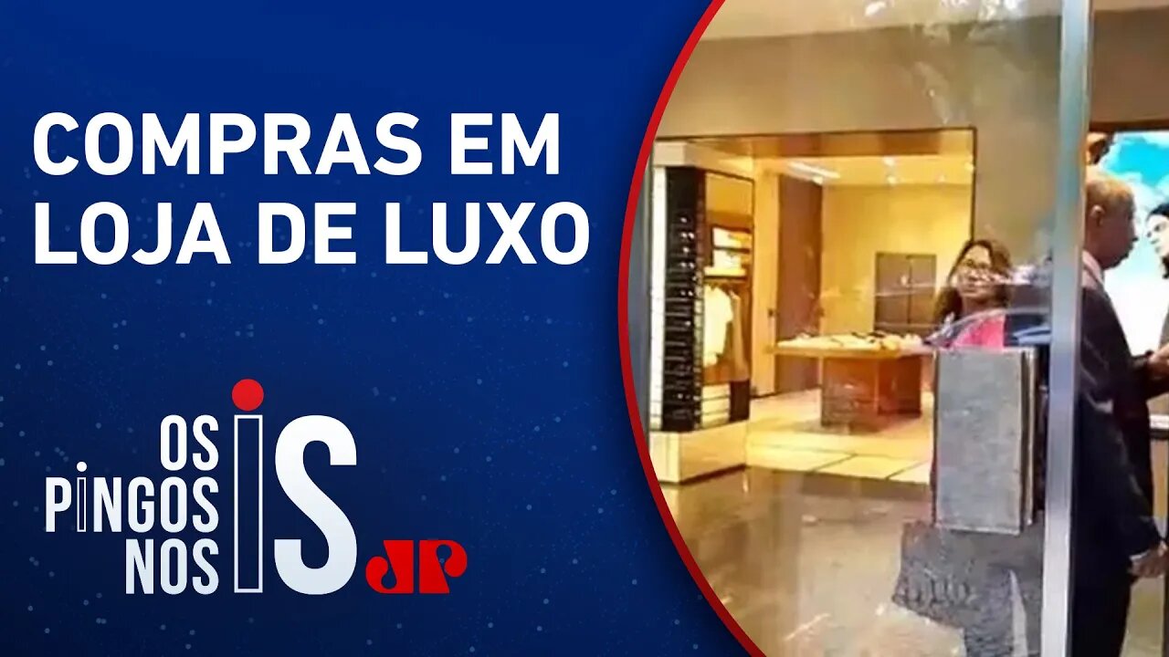 Janja compra em lojas de luxo e aproveita viagem à Europa