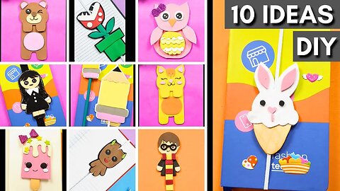 10 Fascinating Bookmarks You Can Make Yourself: A DIY Guide - Part 1