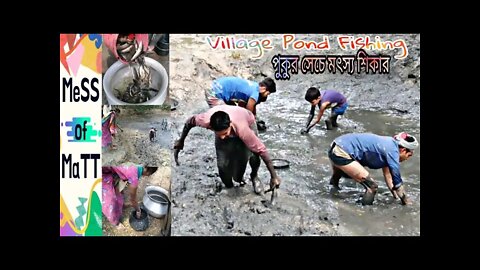 Village pond fishing/পুকুর সেচে মাছ শিকার উৎসব/Fish of Riverland