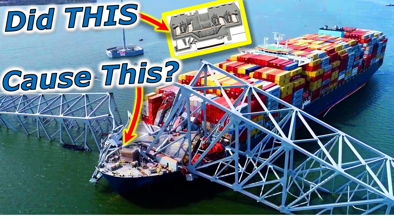 Did This Part FAIL Cause MV Dali Key Bridge Collapse?