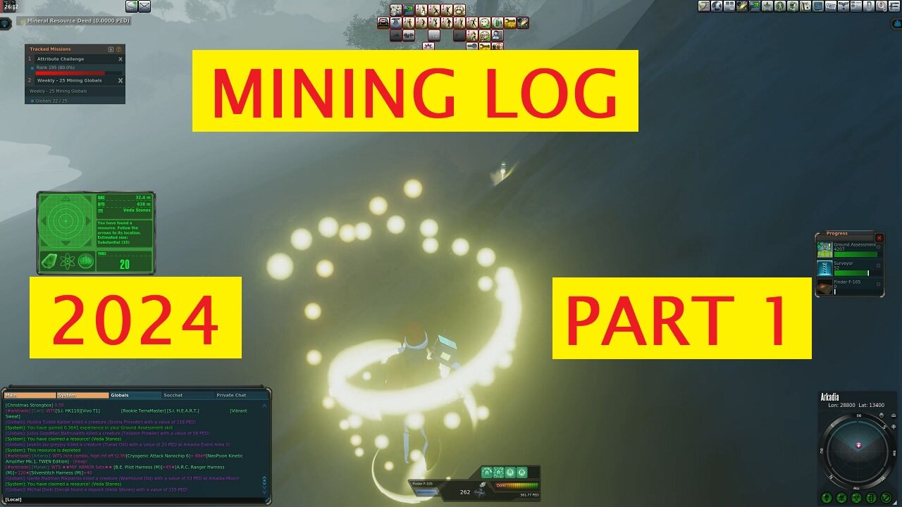 Dorki's Entropia Universe Mining Log 2024 part 1