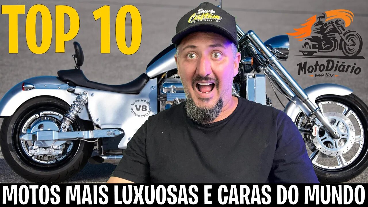 Top 10: As Motos Custom Mais Luxuosas e Caras do MUNDO