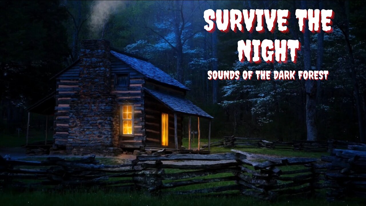 SOUNDS OF THE DARK FOREST - Animal life, Wind Gusts, Leaves Rustling, and The Unknown | 8 HOURS |