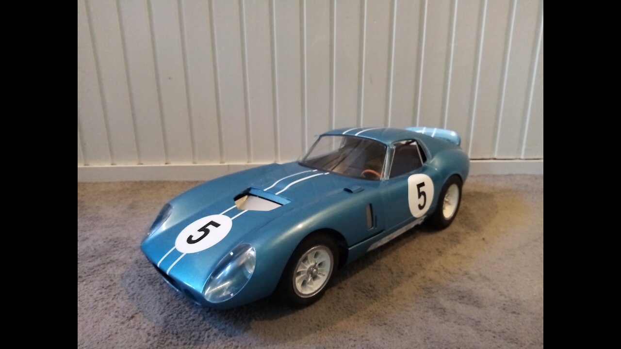 1/8 scale shelby daytona coupe part 1