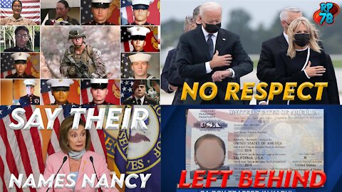 Say Their Names - Pelosi REFUSES To Acknowledge Dead Servicemen